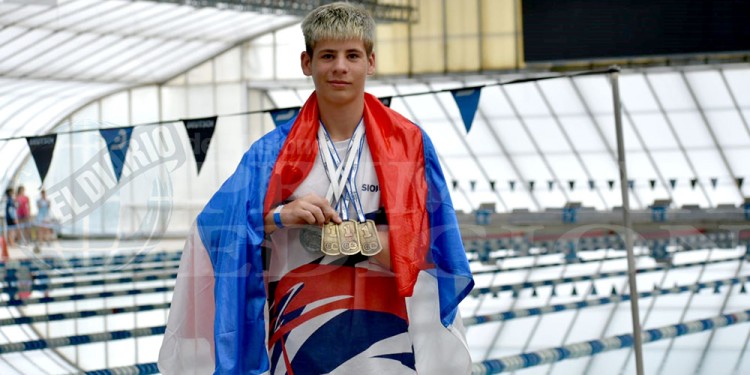 ARRASADOR. Ilan Serra sumó ayer otras dos medallas doradas y ya acumula cuatro en los Evita. Un campeón.